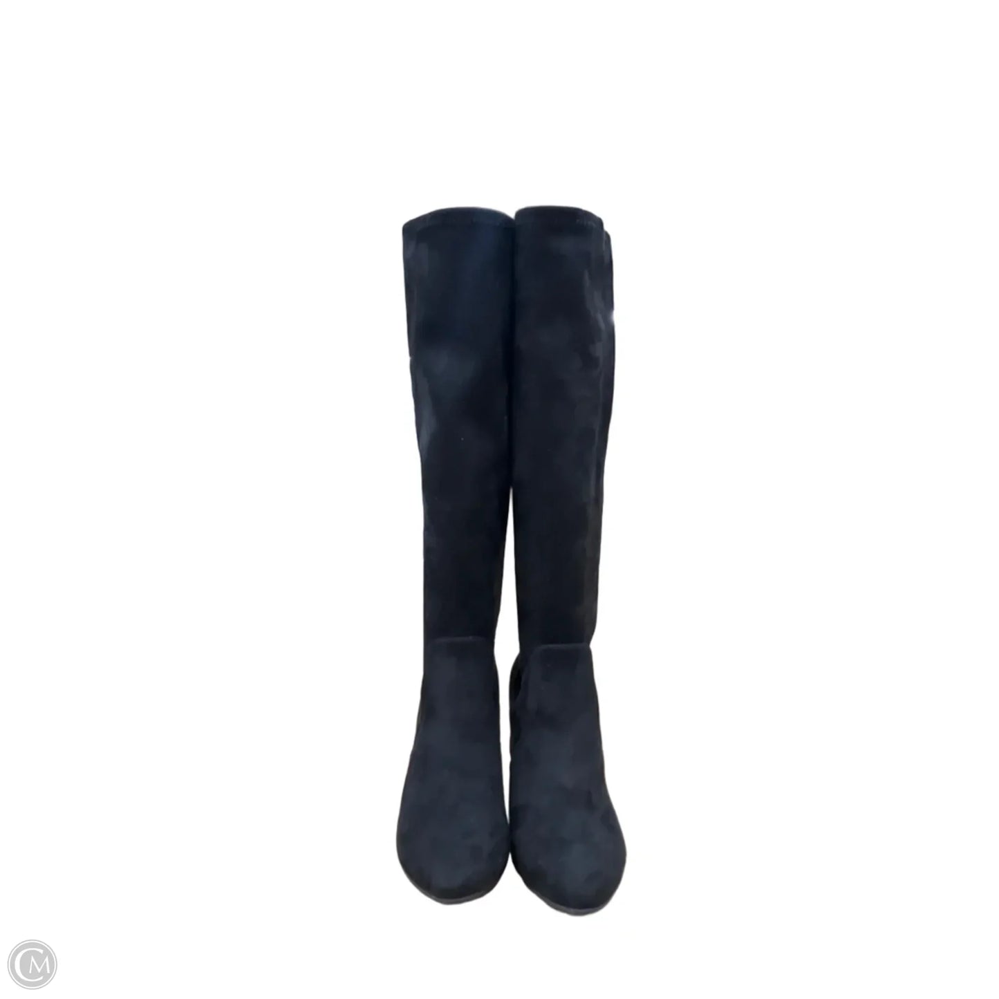 Boots Knee Heels By Nine West In Black, Size: 9.5