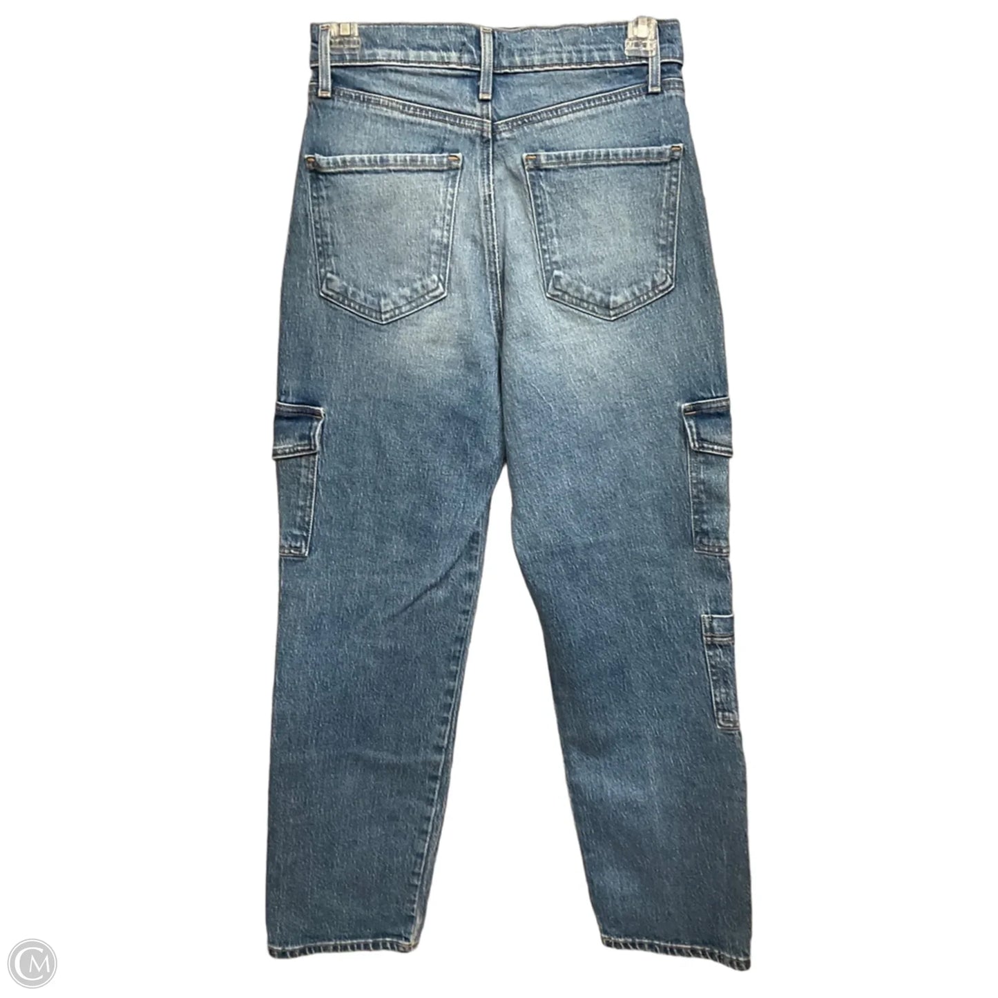 Jeans Straight By Express In Blue Denim, Size: 2