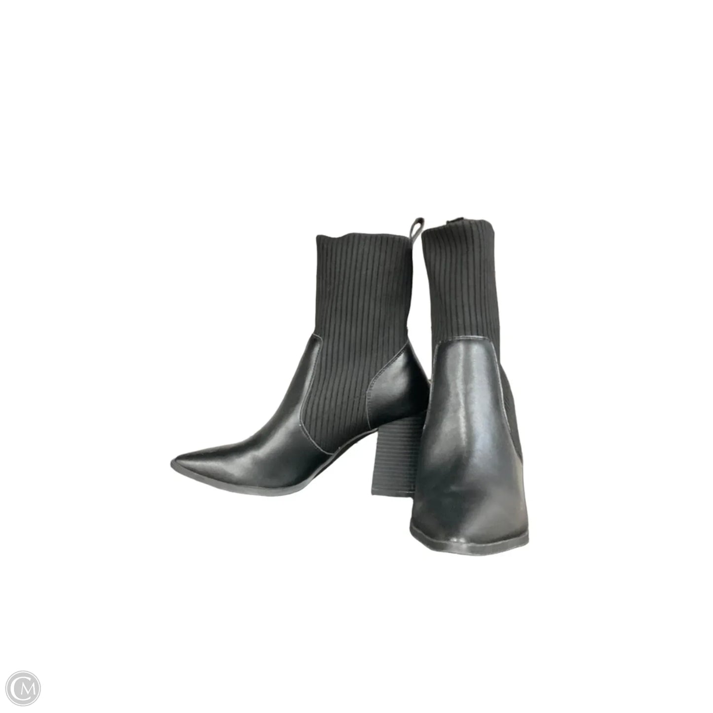 Boots Ankle Heels By Blondo In Black, Size: 9.5