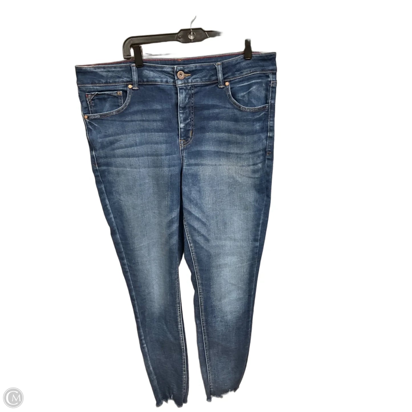 Jeans Skinny By Maurices In Blue Denim, Size: 20