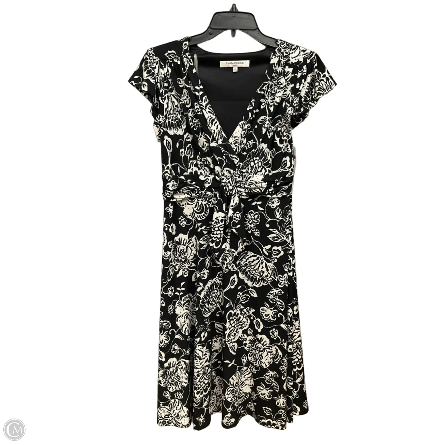 Dress Casual Midi By Evan-picone In Floral Print, Size: M