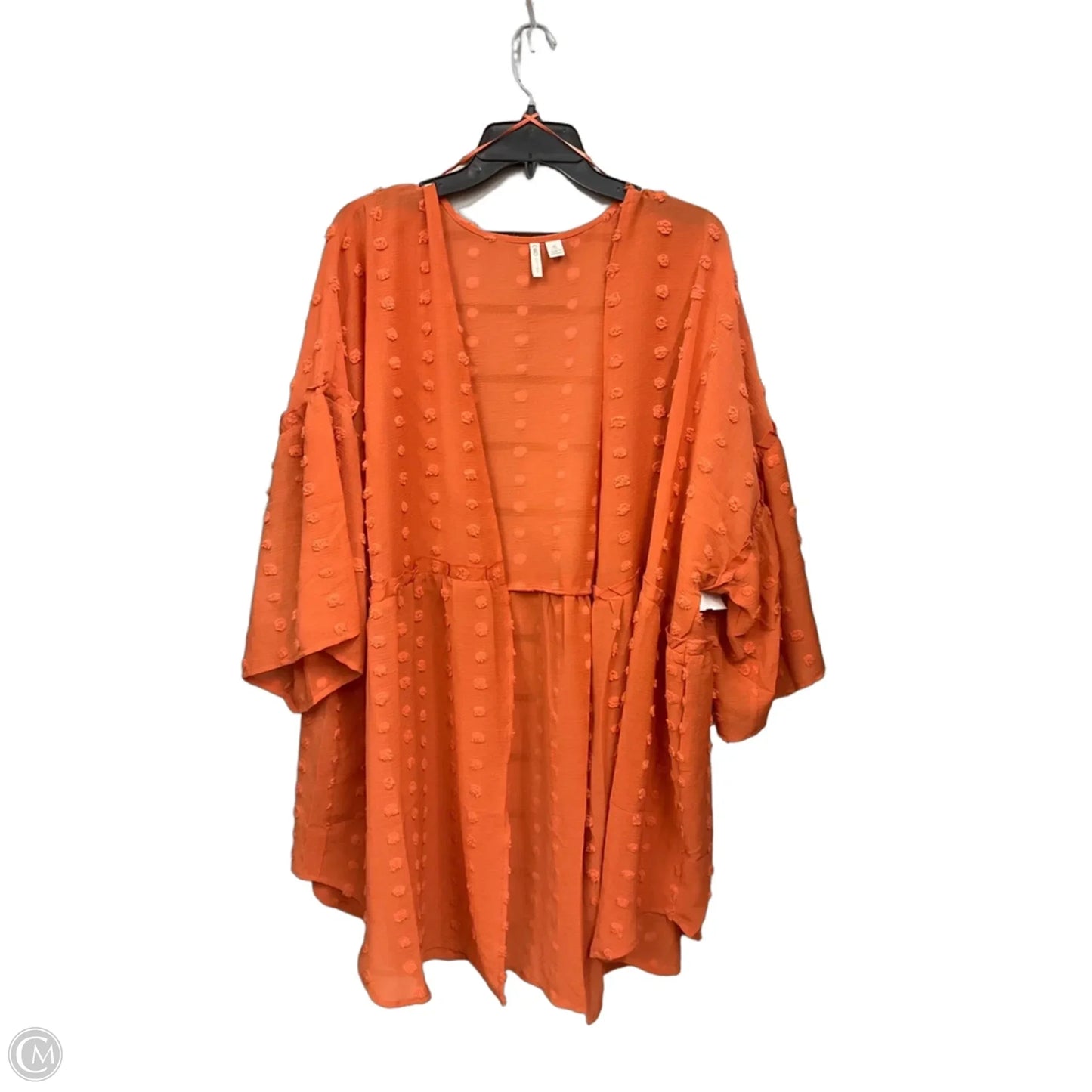 Kimono By Cato In Peach, Size: Xl
