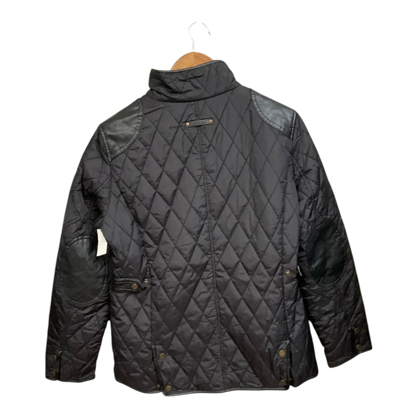 Coat Puffer & Quilted By Lauren By Ralph Lauren In Black, Size: M