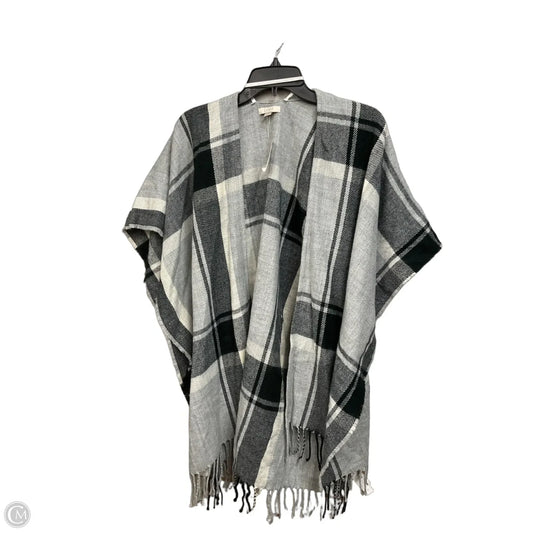 Shawl By Loft In Plaid Pattern, Size: Xs