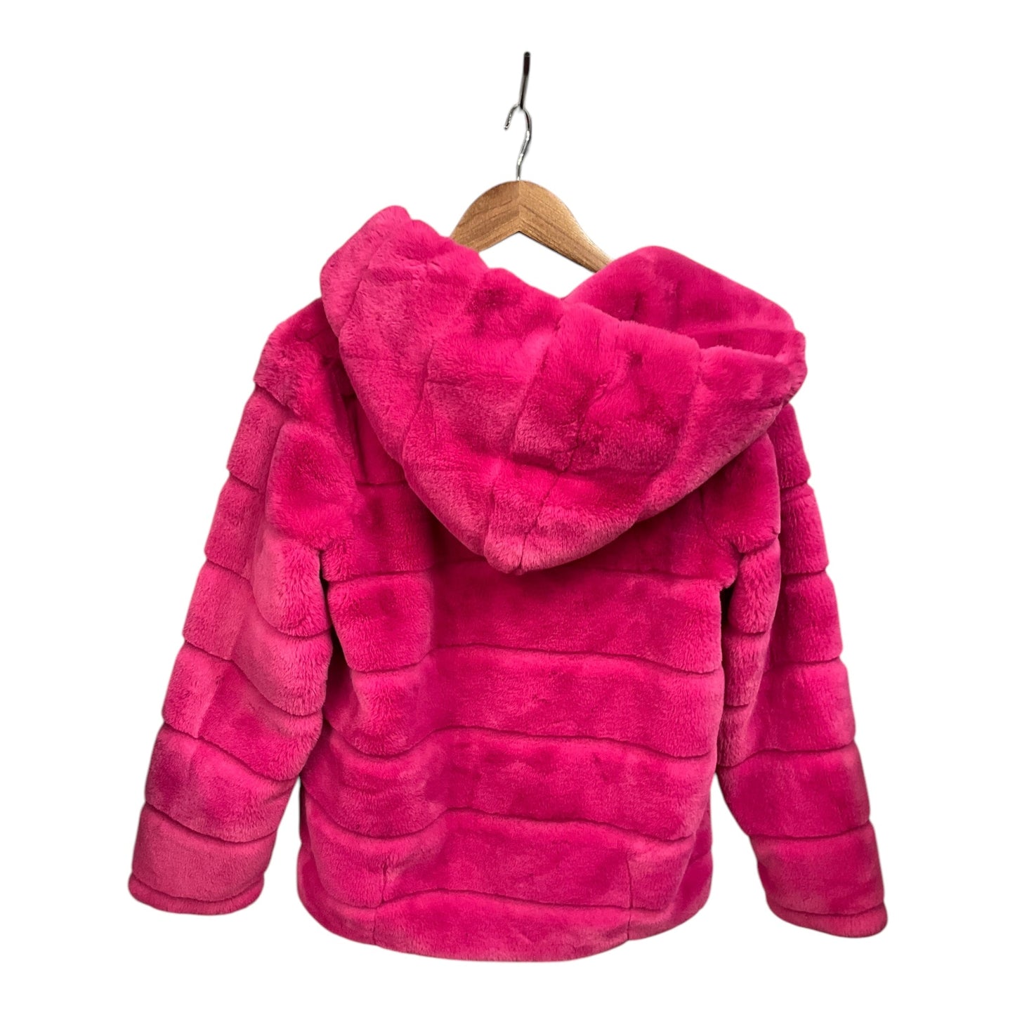 Coat Faux Fur & Sherpa By Cmb In Pink, Size: Xs