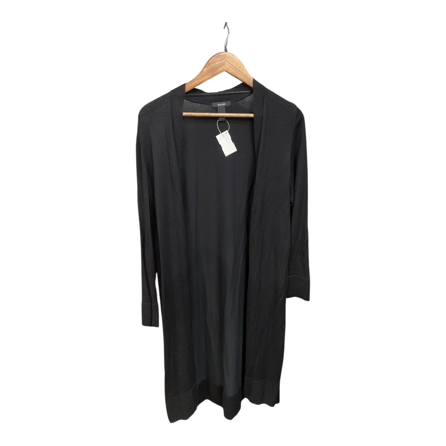 Cardigan By Alfani In Black, Size: M