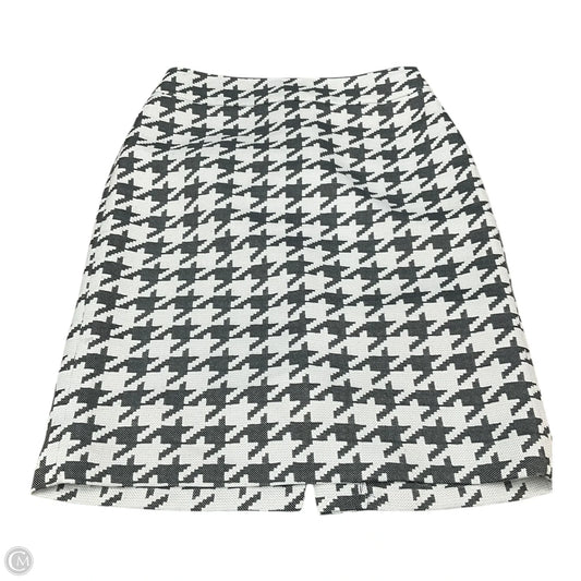 Skirt Mini & Short By Banana Republic In Black & White, Size: Xs