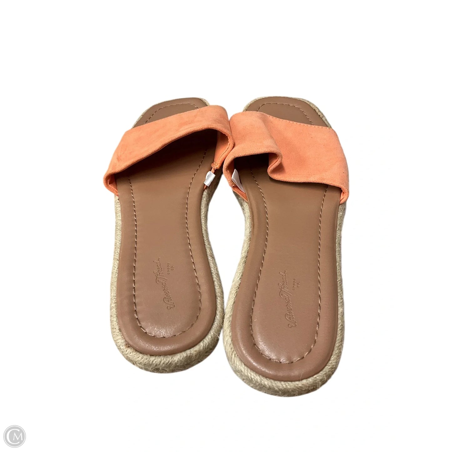 Sandals Flats By Universal Thread In Peach, Size: 9