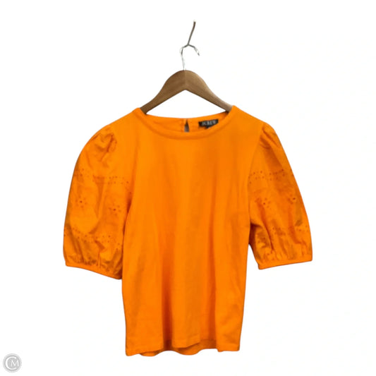 Top Short Sleeve By J. Crew In Orange, Size: M