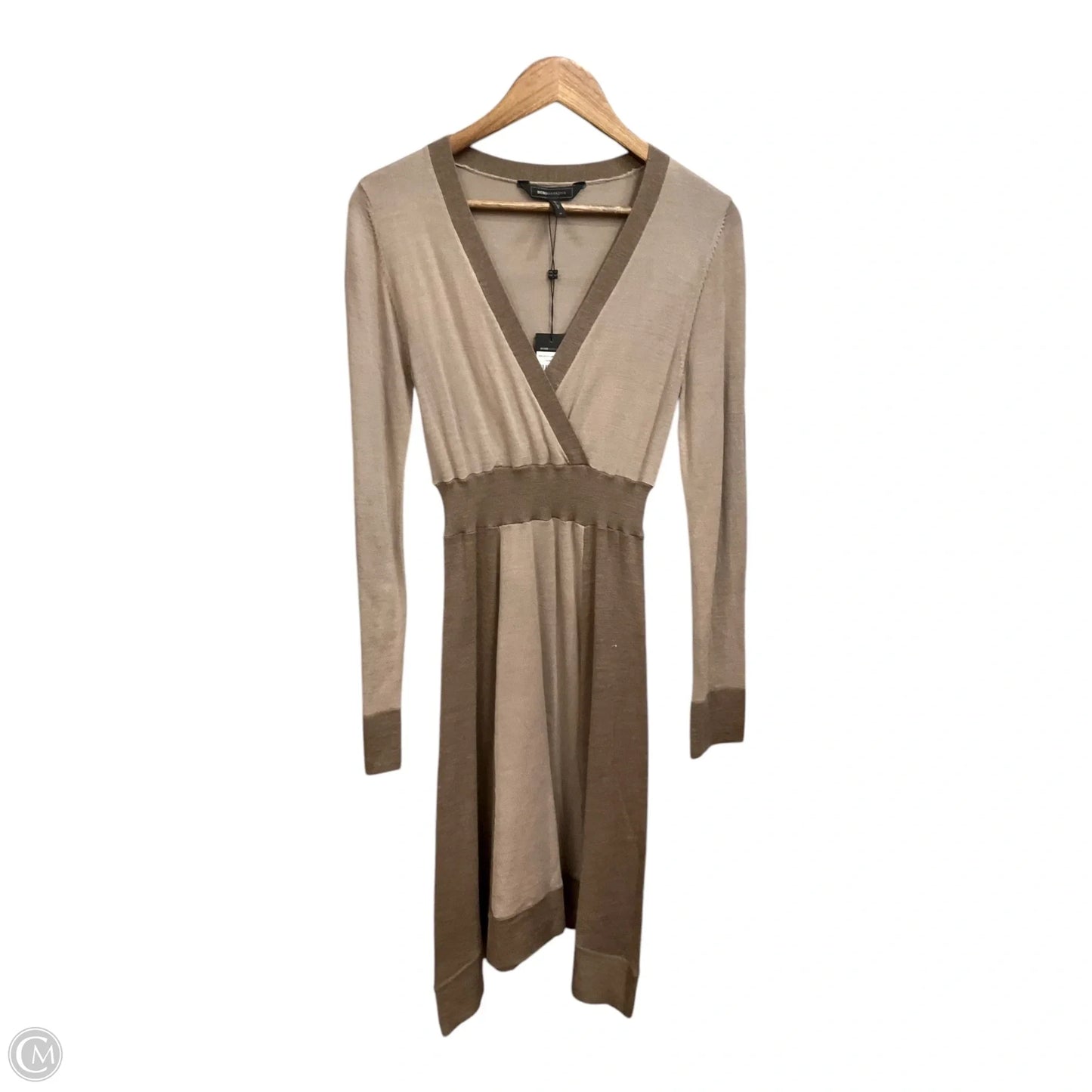 Dress Casual Short By Bcbgmaxazria In Brown, Size: M