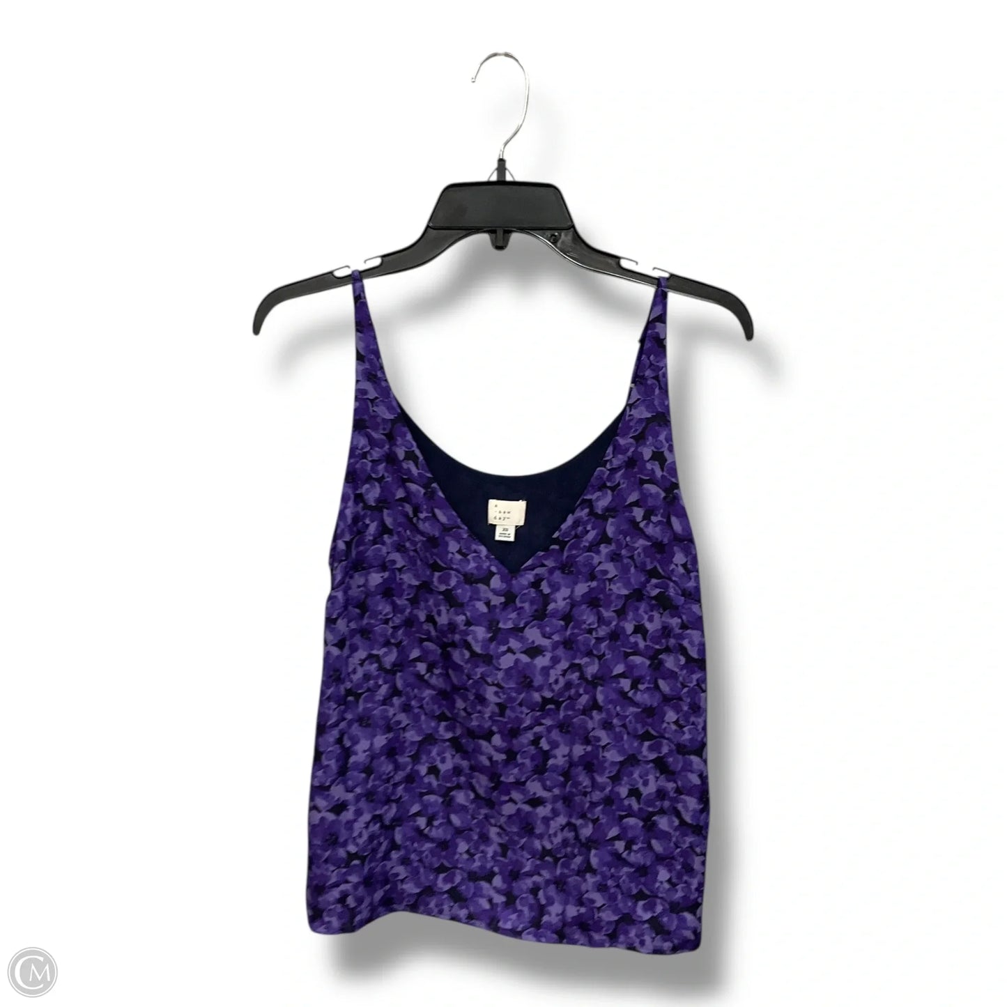 Top Sleeveless By A New Day In Purple, Size: Xs