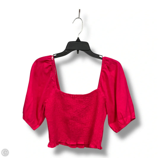 Top Short Sleeve By Universal Thread In Pink, Size: M