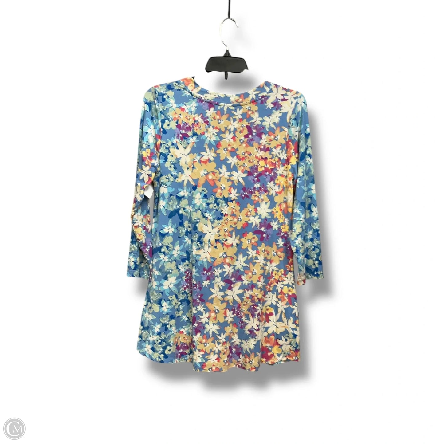 Tunic Long Sleeve By Logo In Floral Print, Size: S