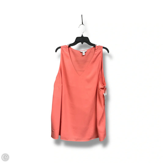 Top Sleeveless By Nine West In Pink, Size: 2x
