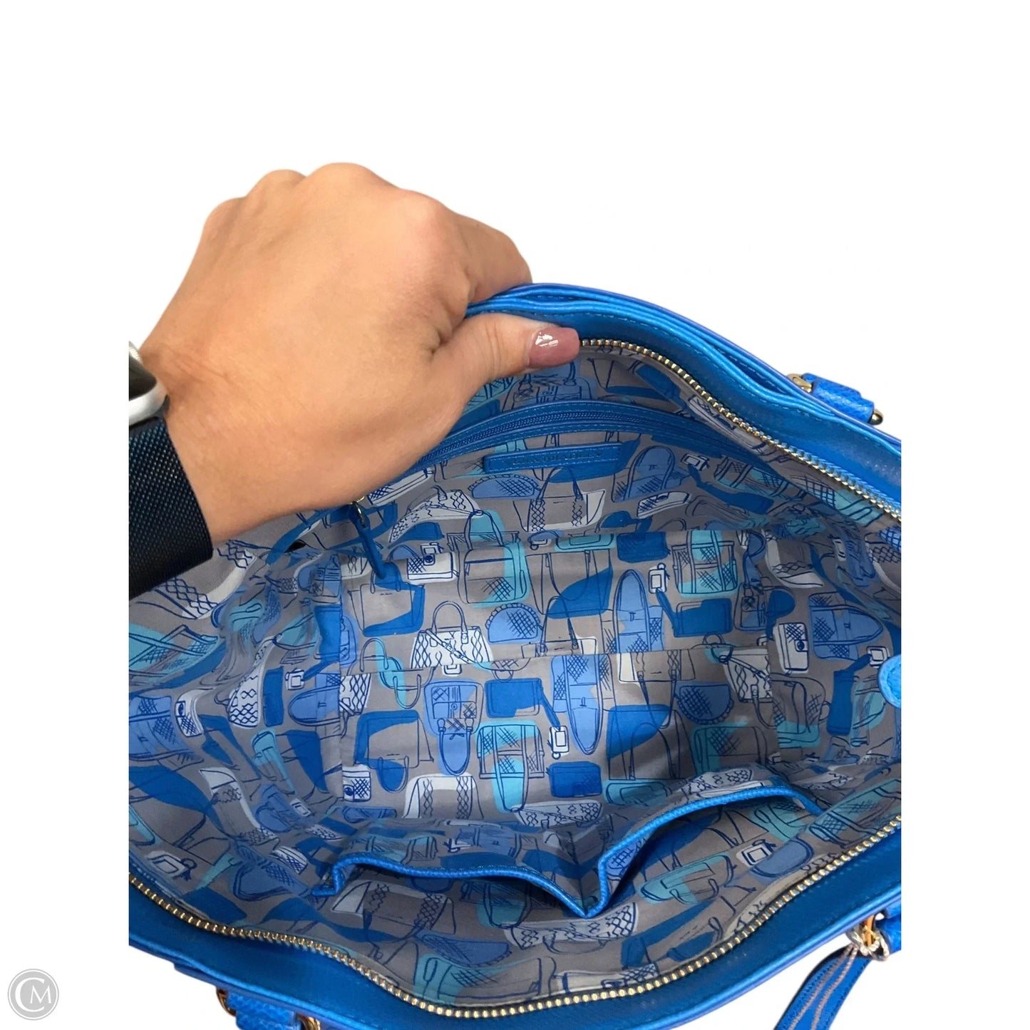 Handbag By Vera Bradley, Size: Large