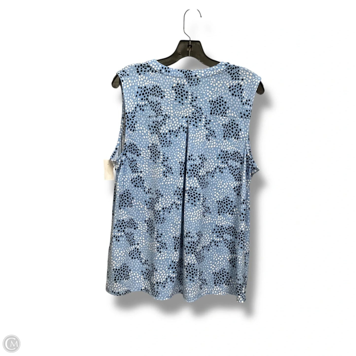 Top Sleeveless By Anne Klein In Multi-colored, Size: L