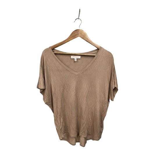 Top Short Sleeve By Philosophy In Beige, Size: M