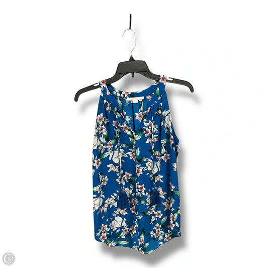 Top Sleeveless By Clothes Mentor In Floral Print, Size: S