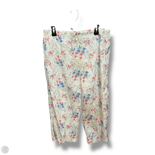 Capris By Ralph Lauren In Floral Print, Size: L