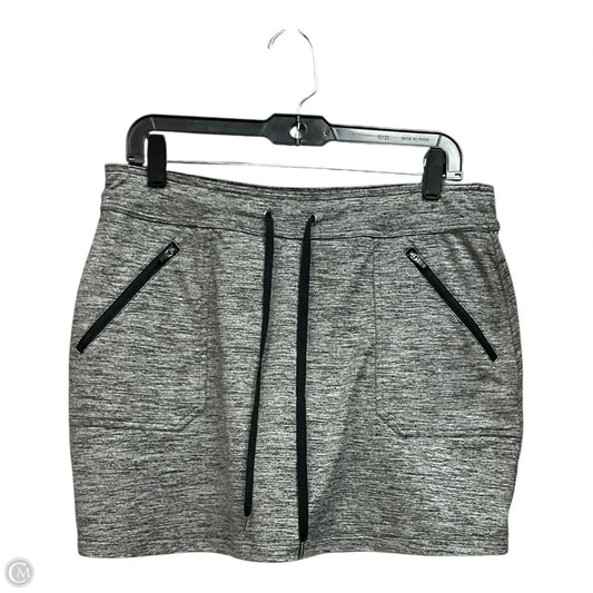 Athletic Skirt By Tek Gear In Grey, Size: L