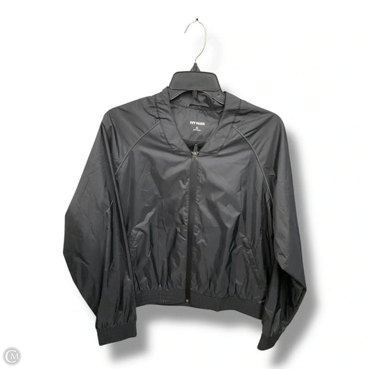 Jacket Windbreaker By Ivy Park In Black, Size: Xl
