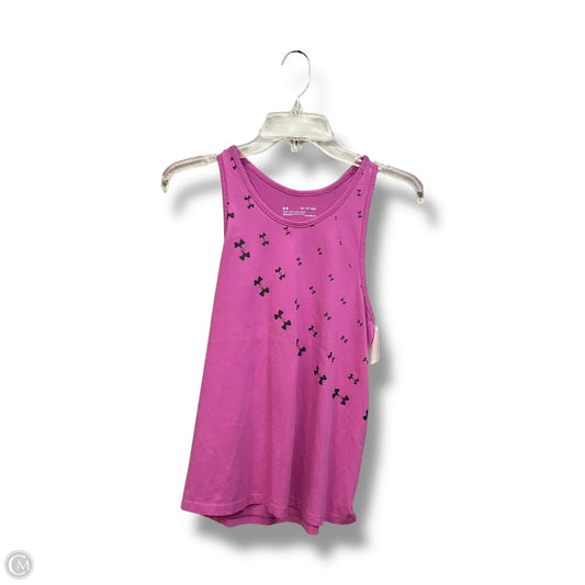 Athletic Tank Top By Under Armour In Purple, Size: Xs
