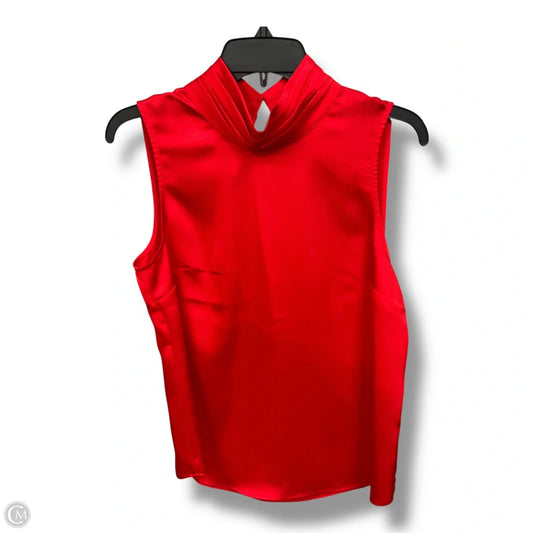 Top Sleeveless By Vince Camuto In Red, Size: S