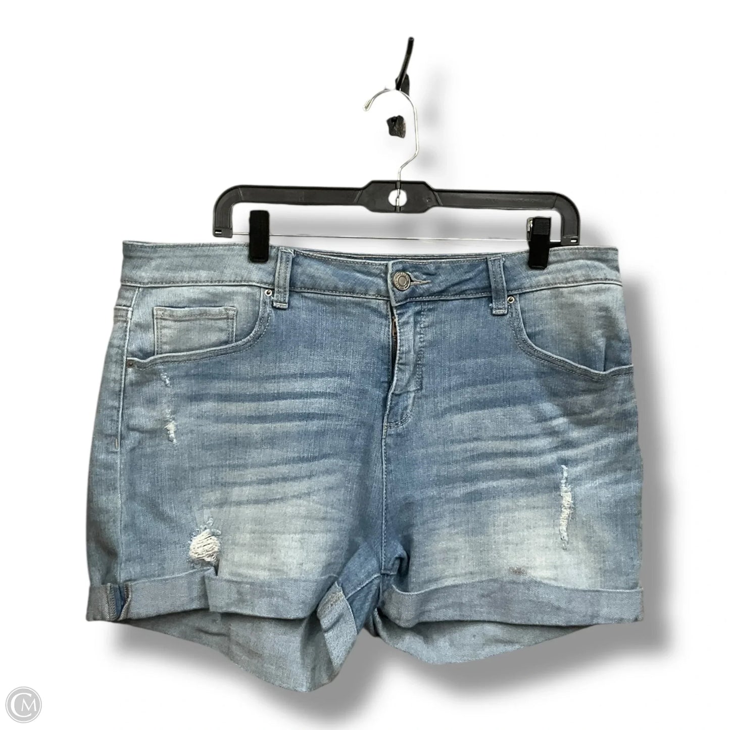 Shorts By Time And Tru In Blue Denim, Size: 18