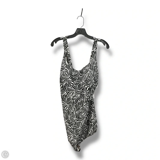 Swimsuit By Lands End In Black & White, Size: 3x
