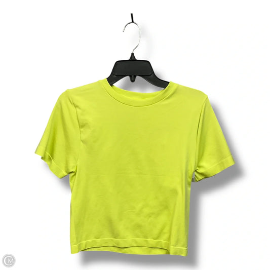 Top Short Sleeve Basic By A New Day In Yellow, Size: L