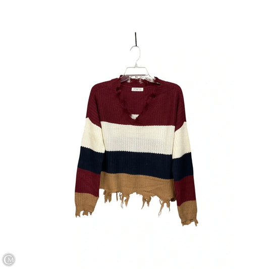 Sweater By Clothes Mentor In Multi-colored, Size: L