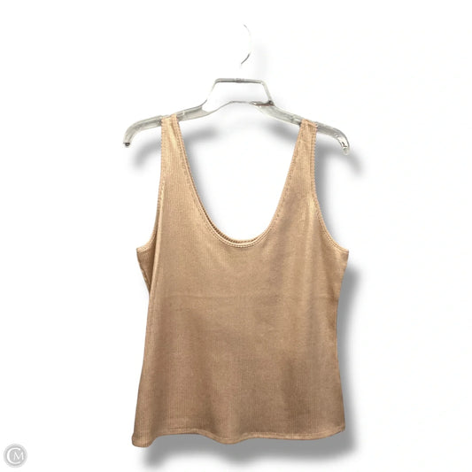 Top Sleeveless By A New Day In Gold, Size: Xl
