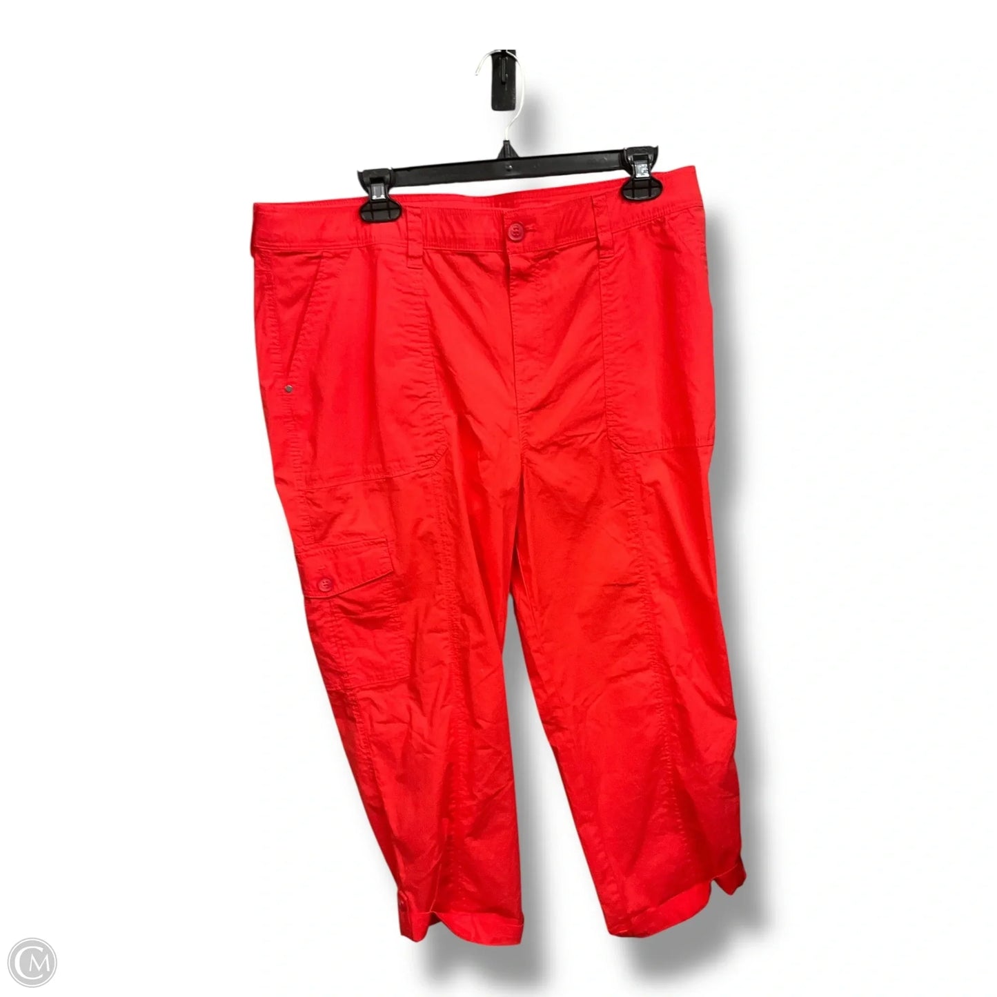 Capris By Chicos In Red, Size: 14