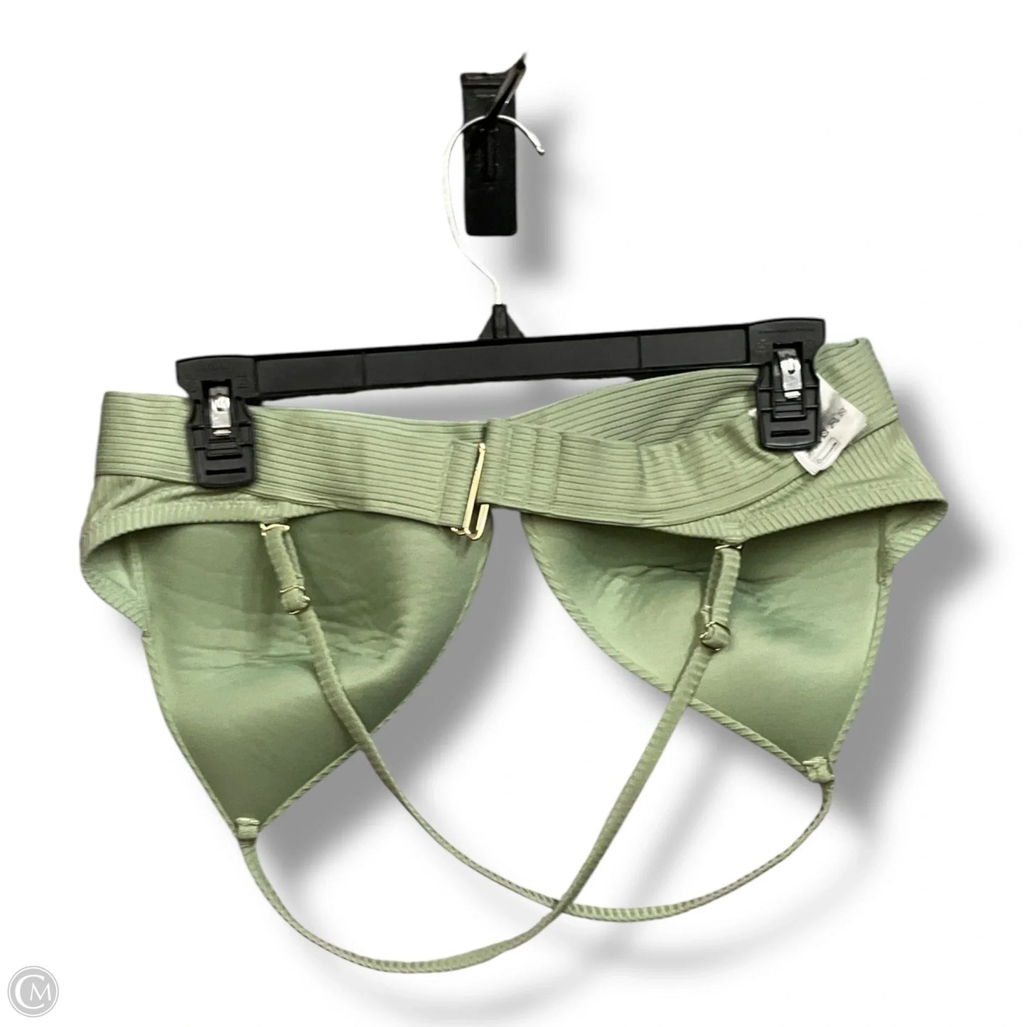 Swimsuit Top By H&m In Green, Size: L