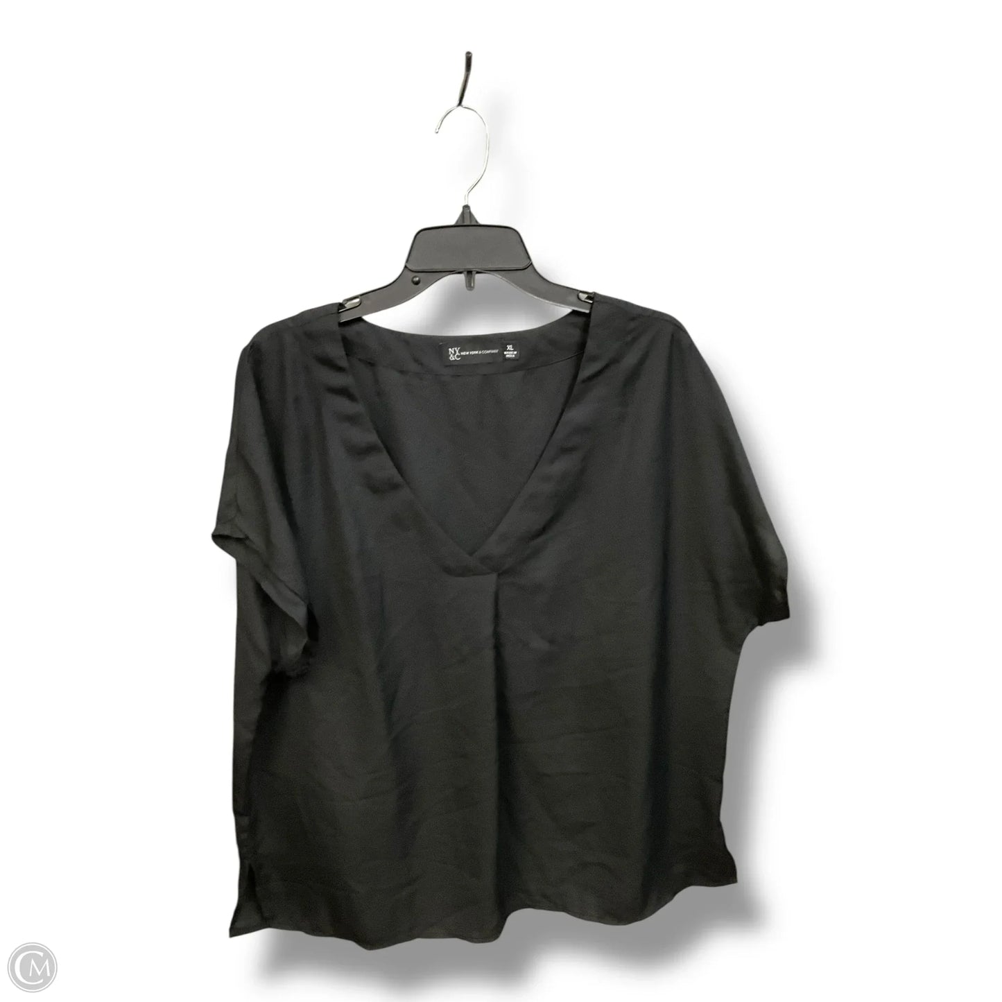 Top Sleeveless By New York And Co In Black, Size: Xl