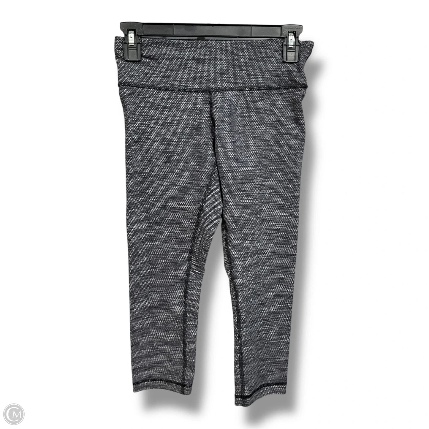 Athletic Capris By Lululemon In Grey, Size: S