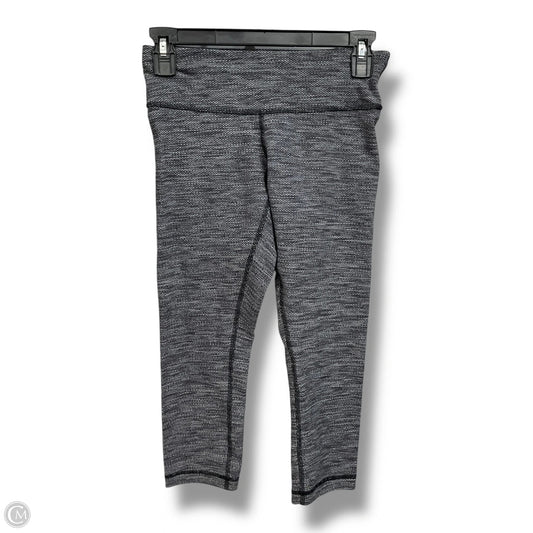 Athletic Capris By Lululemon In Grey, Size: S