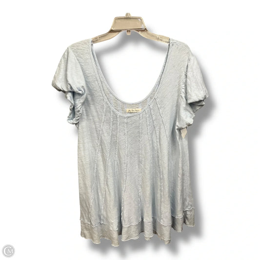 Top Short Sleeve By We The Free In Blue, Size: Xl