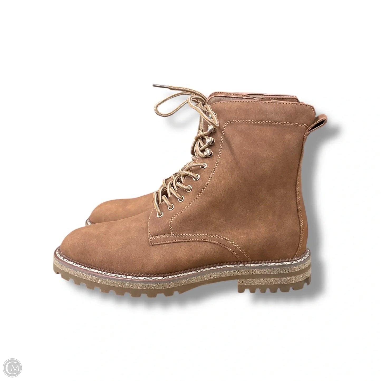 Boots Ankle Flats By Steve Madden In Tan, Size: 9