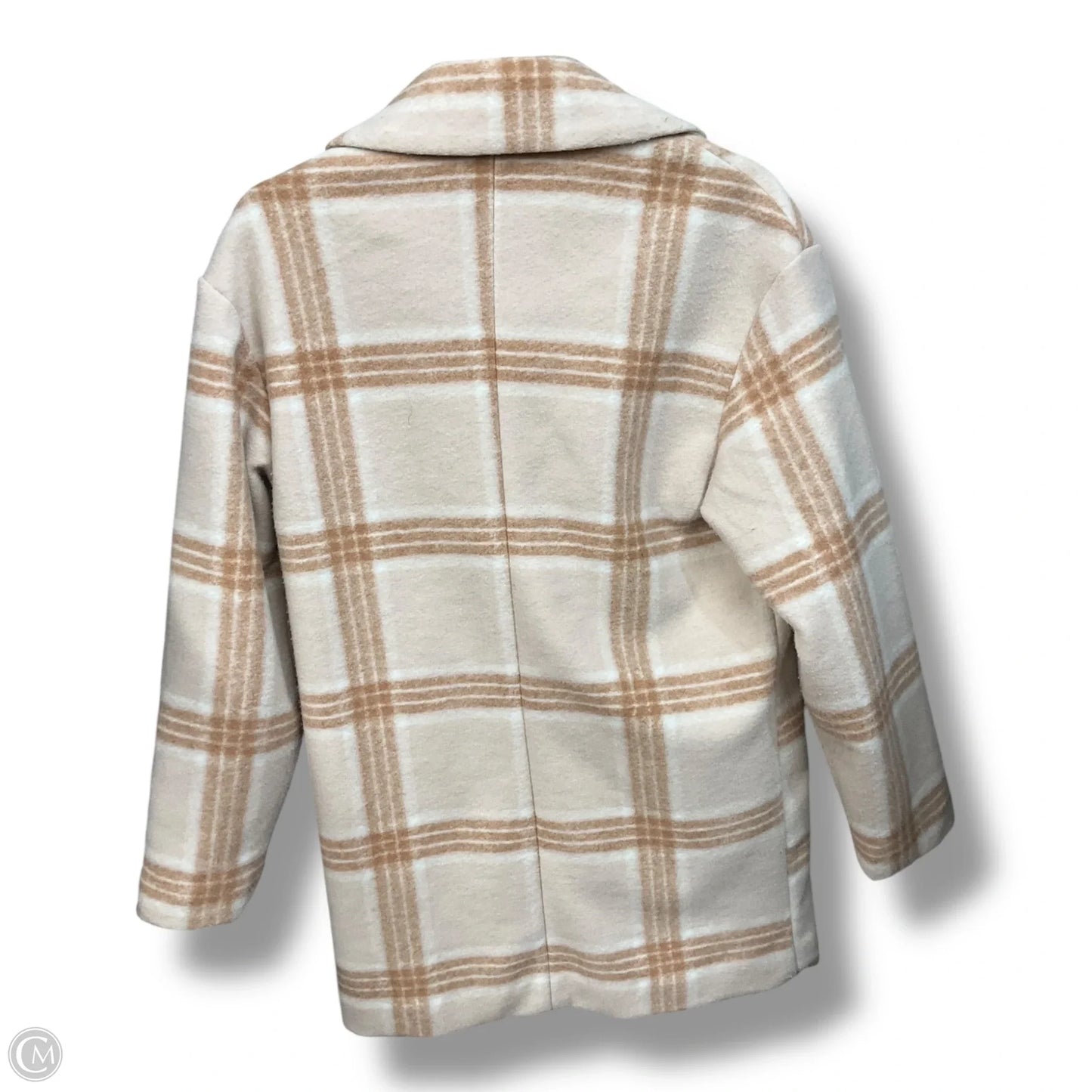 Jacket Shirt By Time And Tru In Plaid Pattern, Size: Xs