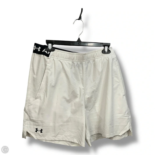 Athletic Shorts By Under Armour In White, Size: Xl