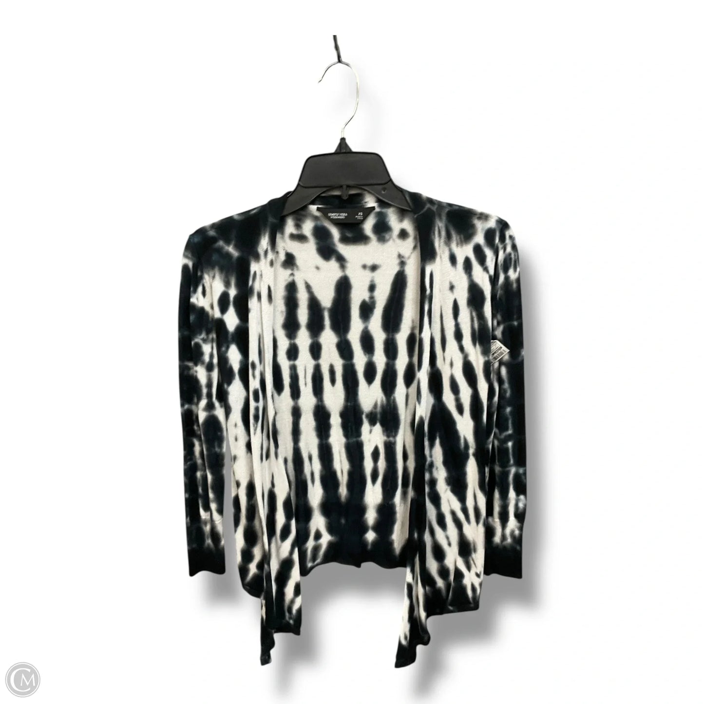 Cardigan By Simply Vera In Tie Dye Print, Size: Xs