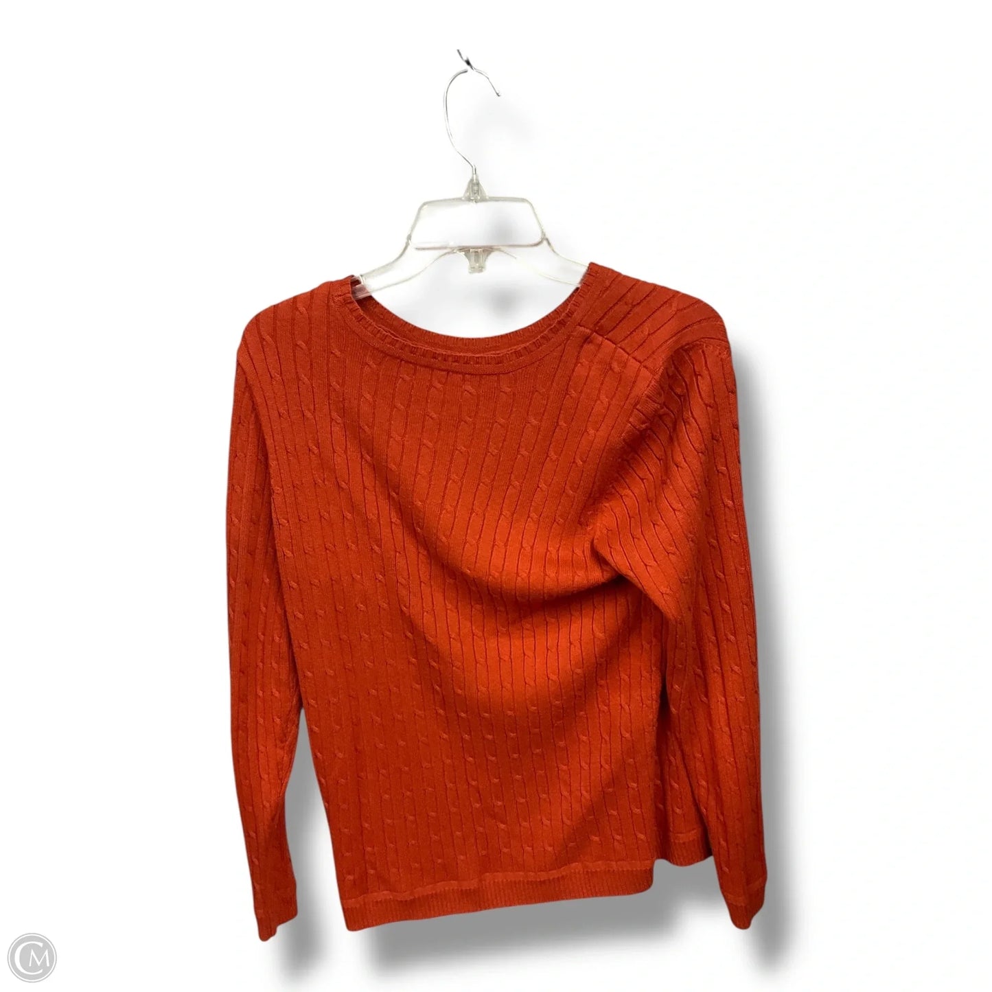 Sweater By Croft And Barrow In Copper, Size: M