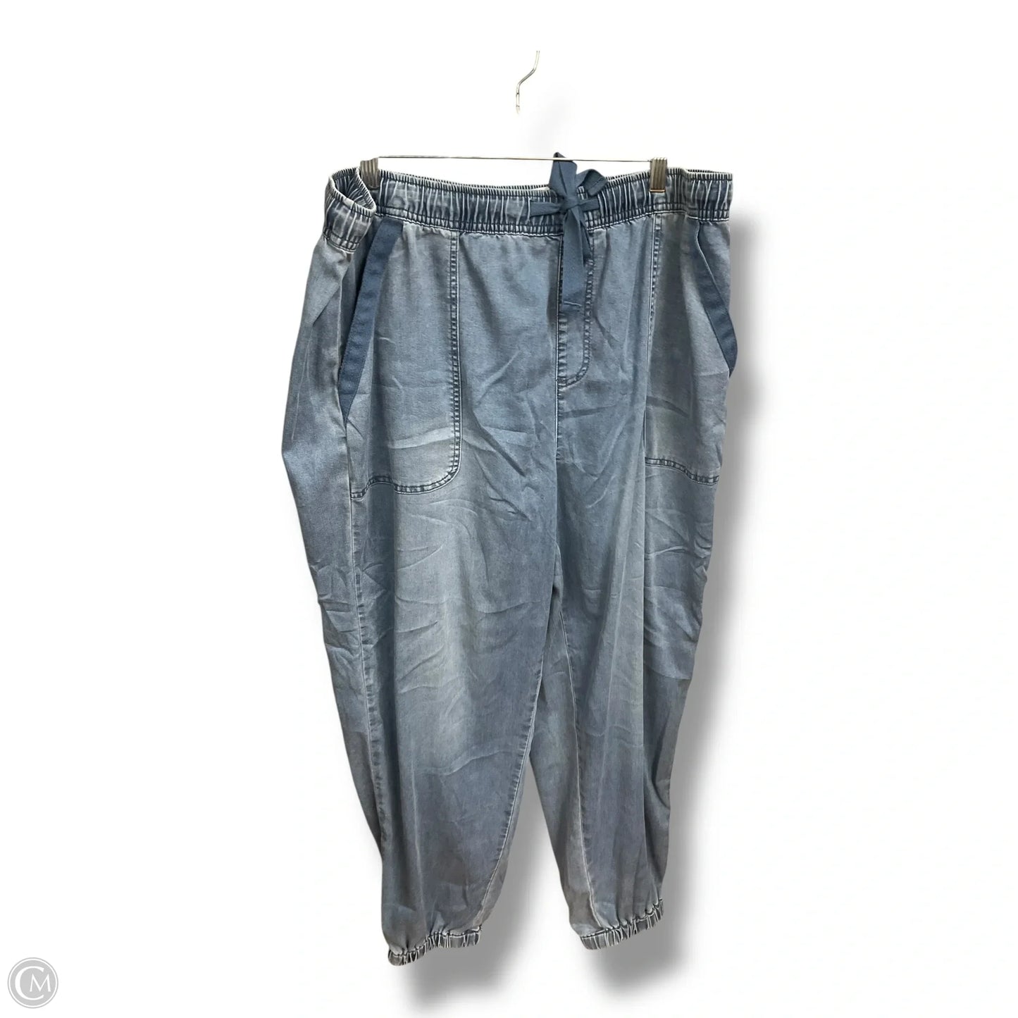 Pants Joggers By Time And Tru In Blue Denim, Size: 16