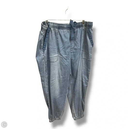 Pants Joggers By Time And Tru In Blue Denim, Size: 16