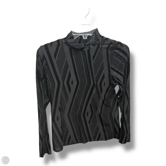 Top Long Sleeve By Bar Iii In Black, Size: L