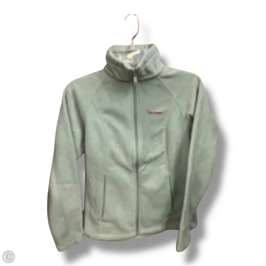 Athletic Jacket By Columbia In Green, Size: S