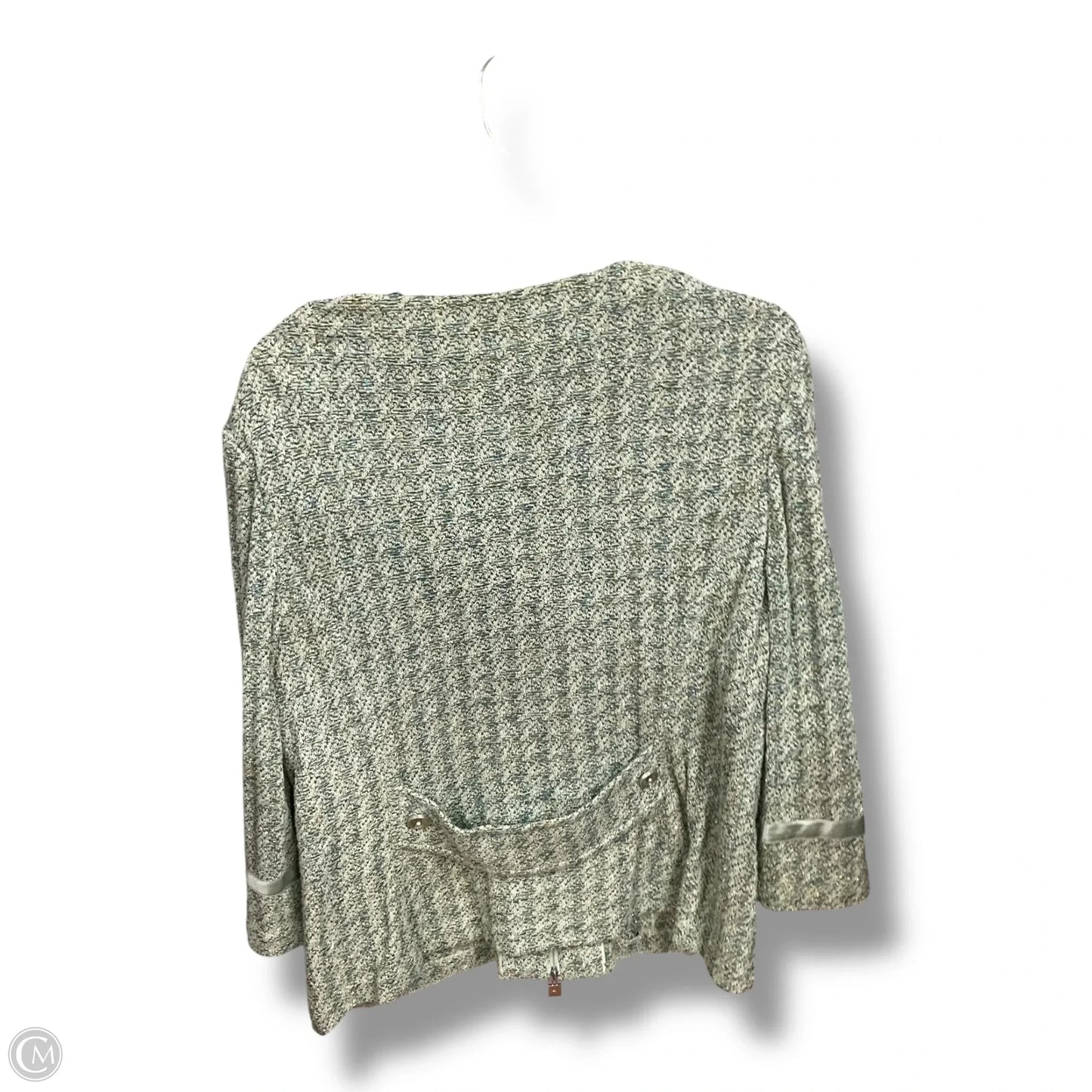 Blazer Luxury Designer By St John Collection In Green, Size: Xl