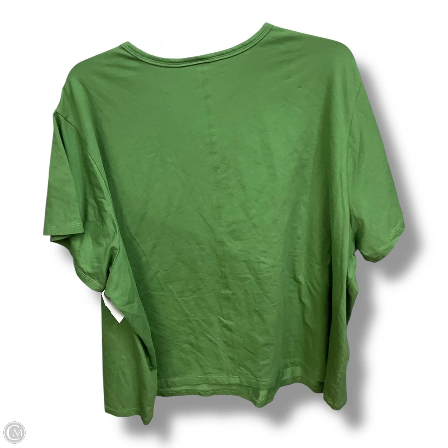 Athletic Top Short Sleeve By Athleta In Green, Size: 3x