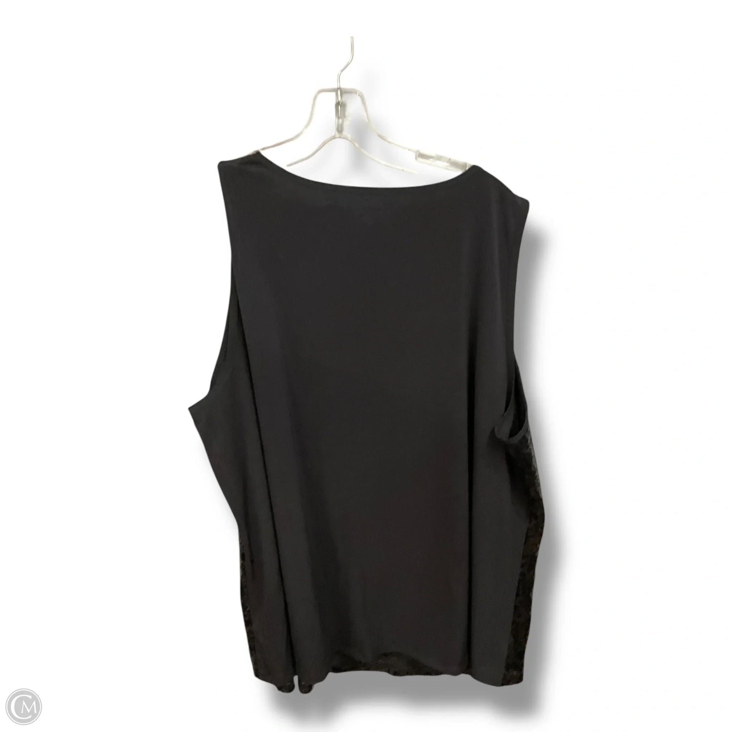 Top Sleeveless By Lane Bryant In Black, Size: 3x